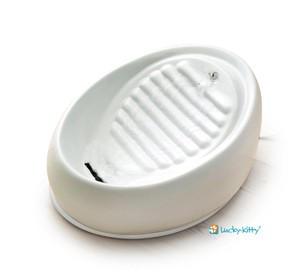 Lucky Kitty Katzenbrunnen aus Keramik